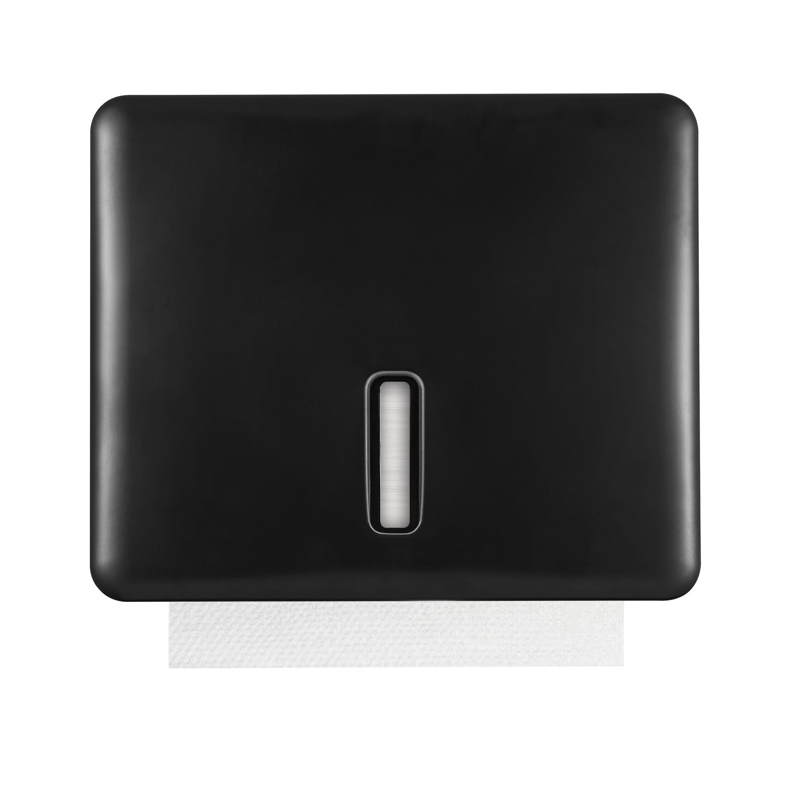 Stardrix Multifold Paper Towel Dispenser Wall Mount (Black) – Large Capacity C-Fold, Trifold, and Folded Commercial Hand Towels Holder for Bathroom & Restroom – Adhesive or Screw Mounted