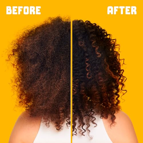 Carol's Daughter Goddess Strength True Stretch Defining Hair Cream For Wavy, Coily and Curly Hair, Curl Defining Cream with Castor Oil for Weak Hair, 6.8 Fl Oz