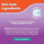 Lume Whole Body Deodorant - Smooth Solid Stick - 72 Hour Odor Control - Aluminum Free, Baking Soda Free and Skin Loving - 2.6 Ounce (Pack of 3) (Lavender Sage)