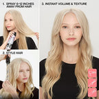 Redken Dry Texture Hairspray For All Hair Types - Lightweight Volumizing Spray, Airy and Beachy Texture, Medium Hold