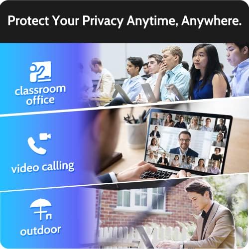 Magnetic Privacy Screen for Macbook Air 13.6/13 Inch (2022-2025, M2, M3, M4), Removable Matte Anti Glare Blue Light Protector Private Security Filter for 13.6inch Mac Laptop Computer