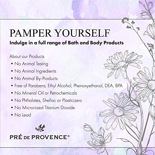 Pre de Provence Artisanal Soap Bar, Enriched with Organic Shea Butter, Natural French Skincare, Quad Milled for Rich Smooth Lather, 8.8 Ounce, Sandalwood