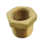TL TOOLEGIN 3/4" NPT Male x 1/4" NPT Female Brass Bushing Reducer Reducing Pipe Adapter Fitting 5pcs 1200 PSI