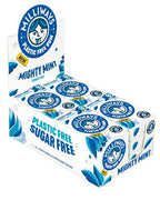 Milliways Mighty Mint Super Natural Gum - Plastic-Free Chewing Gum | Xylitol, Aspartame-Free, Sugar-Free, Plant-Based | 4 Packs of 10 Pieces (40 Pieces Total)