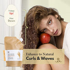 mimosu Apple Cider Vinegar Hair Rinse with Rice Water Refill 8.45oz, Hair Growth Cleansing Conditioner, Gentle Scalp Cleanser for Build Up, Glycolic Acid Dandruff Treatment