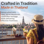 Thai Crystal Deodorant by Verve CULTURE, Alum Stone Crystal Deodorant Roll On, Crystal Mineral Deodorant Stick, All Natural Deodorant for Women and Men, Set of 2