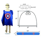KARAZZO Kids Capes Set and Wristbands Boys Girls Costumes for Halloween Christmas Cosplay Dress Up (8-PACK CAPES SET)
