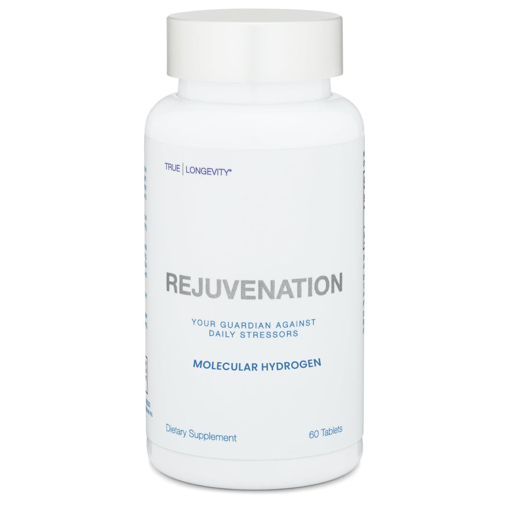 DRINK HRW Rejuvenation Molecular Hydrogen Water Tablets: 12 ppm H2, Hydrogen & Magnesium Supplement, Supports Energy Production, Recovery, Cognitive Function Daily (Unflavored, 60 Count)