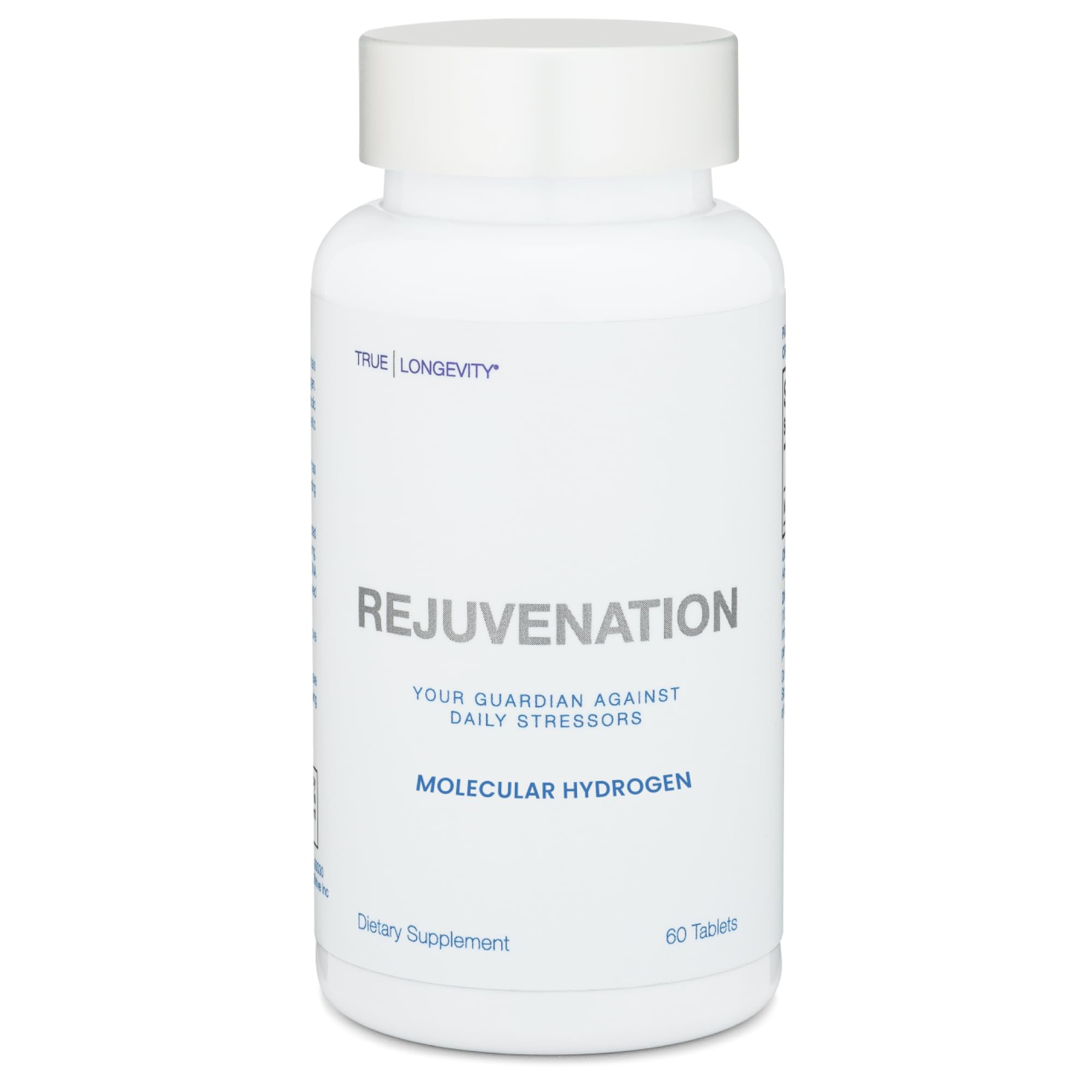 DRINK HRW Rejuvenation Molecular Hydrogen Water Tablets: 12 ppm H2, Hydrogen & Magnesium Supplement, Supports Energy Production, Recovery, Cognitive Function Daily (Unflavored, 60 Count)