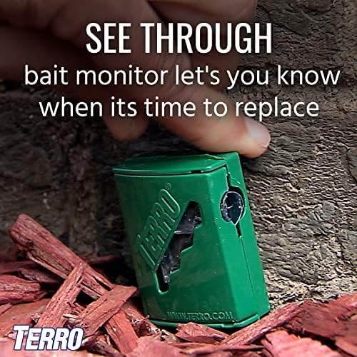 TERRO T1812 Outdoor Liquid Ant Killer Bait Stakes - BkhVHC 8 Count (0.25 oz each), 6Pack