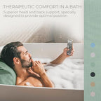 Bath Pillow S | Extra Comfortable Mesh Bath Cushion with Magic Dry Function | Green, Size: 19.7x23.6 inches | Hygienic Home Spa Pillow for Bathtub or Hot Tub