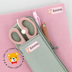 – Personalized Name Labels for Kids (120) – Waterproof & Durable Stickers for Clothing, School & Daycare Items - Forest Animals