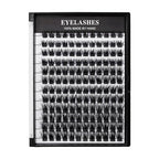 Mixed 8-12-14-16mm/8-10-12-14mm/10-12-14-16mm/14-15-16mm Wide Stem Individual False Eyelashes Soft Lightweight Volume Eyelashes Extensions Makeup Cluster Lashes (mixed 10-12-14-16mm)