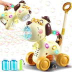 Automatic Bubble Machine for Toddlers: Portable Dog Bubble Maker Blower Toys for 3 4 5 6 Year Old Boy Girl Kids Outdoor Toys for Easter Party Birthday