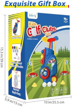 Liberry Toddler Golf Set, Upgraded Kids Golf Cart with Unique Shoulder Strap Design, Indoor and Outdoor Golf Toys for Boys and Girls Aged 1-5 Years Old