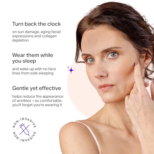 BLUMBODY Face Wrinkle Patches - Anti Wrinkle Facial Patches to Smooth Smile Lines - Non-Silicone Face Patches Wrinkles Tape for Fine Wrinkles between Eyes & Face - For Overnight Wrinkle Use