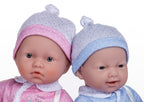 JC Toys La Baby 11" Soft Body Twin Baby Dolls – Removable Outfits and Reversible Sleeping Bag & Accessories– Small Baby Doll Toys for Children 12 Months +