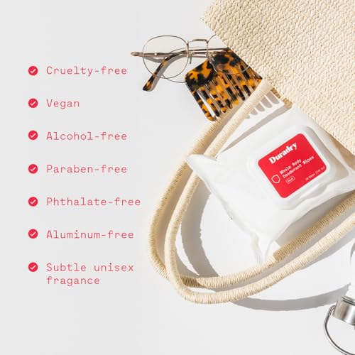 Whole-body Deodorant Wipes for Men & Women- Body Wet Wipes for Sweat & Odor Control, Use for On-the-Go Cleansing, Gym Sessions, Travel, or Rinse-Free Shower Alternative - Aqua Scent, Pack of 3