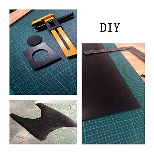 NABOWAN Solid Rubber Sheets,Strips,Rolls 1/16" (.062") Thick x 12" Wide x 47" Long, Thin Neoprene Rubber, Perfect for DIY Gasket Material, Sealing, Liner, Shield, Padding, Mat