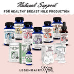 Legendairy Milk Lechita, Supports Milk Flow, Organic Fenugreek Free Breastfeeding Supplement, Organic Fennel & Anise, Made in USA, 60 Vegan Capsules
