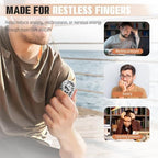 Fidget Spinners Toys for Adults Metal Figette Bike Chain Pain Stim Fidgets Toy for Teens ADHD Cool Gadgets Desk Offices Gift Anxiety Relief Items Stress Tool Sensory Spiky Toy for Autism - Color 2pc