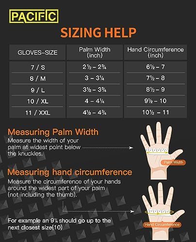PACIFIC PPE Strength Nitrile Industrial Orange Gloves, 8 Mil, Diamond Texture Disposable Heavy-Duty, Powder Free, Medium, 100 Count
