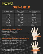 PACIFIC PPE Strength Nitrile Industrial Orange Gloves, 8 Mil, Diamond Texture Disposable Heavy-Duty, Powder Free, Medium, 100 Count