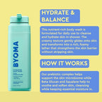 BYOMA Hydrating Body Wash - For Normal to Dry Skin - Hydrating, Creamy Body Wash with Squalane, Beta Glucan - Cleanses, Softens & Soothes - Skin Barrier Repair - 16.9 fl oz