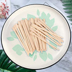 JANYUN 1500 Pcs Wooden Wax Sticks,Wax Applicator Sticks,Wax Sticks for Hair Removal and Smooth Skin Spa and Home Usage