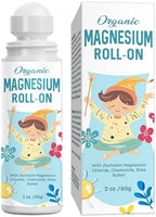 Magnesium Lotion for Kids Sleep & Calm, Magnesium Cream Roll-on Applicator to Help Children Calm & Sleep, Relaxation Formula for Balanced Mood, Bedtime & Sleep for Children-2 oz
