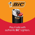 BIC Maxi Pocket Lighter, Special Edition Marble Collection, Assorted Unique Lighter Designs, 8 Count Pack of Lighters (Colors May Vary)