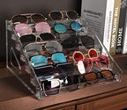 Sunglasses Organizer - Clear Eyeglasses Display stand - Eyeglasses Storage - For Glasses Tabletop Holder Stand(7 Layer)