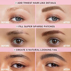 Upgraded Liquid Microblading Eyebrow Pen,Teardrop Angled Micro Eyebrow Brush To Microblading Eyebrow,Hair-Like Strokes,Natural Easy To Color Long Lasting Quick Drying (#02Taupe)
