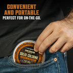 Viking Revolution Bergamot Solid Cologne for Men - 2 Oz Balm Cologne Travel Wax (1 pack, Bergamot)