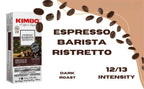 Kimbo Espresso Barista Ristretto | Aluminium Capsules, Nespresso Compatible | Smooth & Rich Italian Espresso | Dark Roast, 100 Count