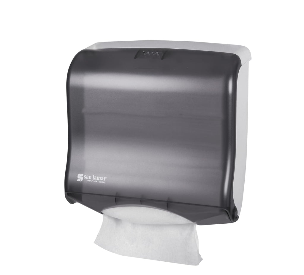 SANT1755TBK - Ultrafold Fusion C-fold amp; Multifold Towel Dispenser, 11 1/2x5 1/2x11 1/2, Black