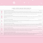 Skin Care Set JAPAN SAKURA Women Beauty Gift Sets Skin Care Kit with Cleanser, Toner, Lotion, Serum, Eye Cream, Face Cream Travel Kit for Women Teen Girls Mom Daughter TSA-friendly Sizes 6pcs