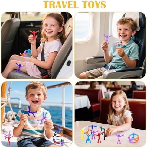 30Pcs Magnetic Travel Toys, Magnets Men for Kids, Cute Magnetic People for Refrigerator, Fridge Magnets Fidget Toys for Adults Kids Gifts