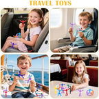 30Pcs Magnetic Travel Toys, Magnets Men for Kids, Cute Magnetic People for Refrigerator, Fridge Magnets Fidget Toys for Adults Kids Gifts