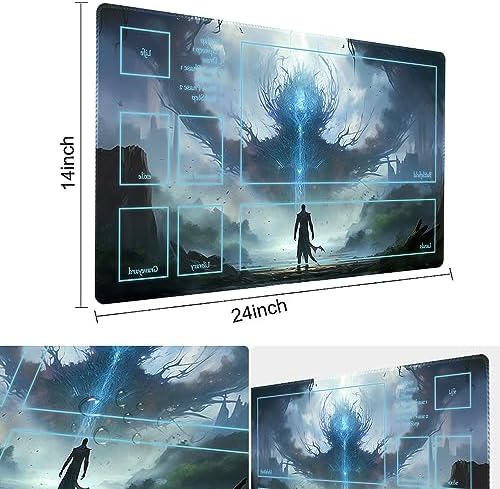MTG Playmat - Non-Slip Backing Printing, Ideal for Card Game Enthusiasts TCG Playmat (Divine Summon-Deck)