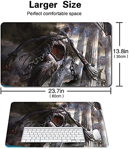 Board Game MTG Playmat Games Size 60X35 cm CCG Compatible for MTG CCG RPG Trading Card Game (KROXA, Titan of Death's Hunger)