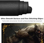 DEGDFSGR for MTG Playmat with Zones 27.5" x 15.74" for TCG Playmat Non-Slip Rubber Base Commander Playmats for Card Playmats Iorcana Trading Card Game, Sunshine Fairy Tale Forest