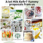 Kefir, Kefir Grains, Scoby, Milk Kefir Grains, Live Starter, Cultures, Bulgaros de Leche, Bulgarian Milk Kefir Grains, Kefir Strainer, Works w/Whole Milk, Coconut Milk, Almond Milk, Oat Milk
