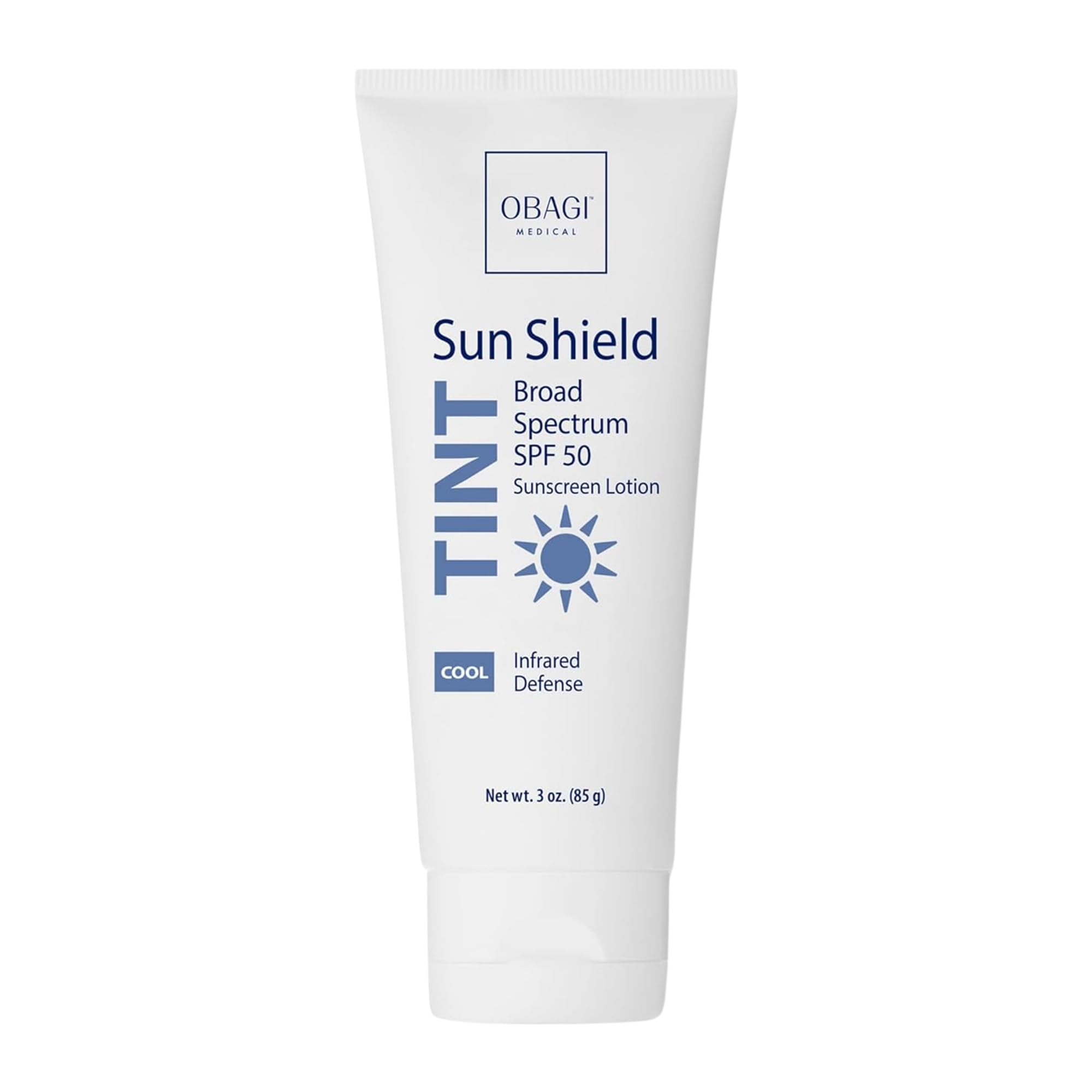 Obagi Sun Shield Tinted Sunscreen – Broad Spectrum SPF 50 Protection from the Sun – Cool Tint – 3 oz