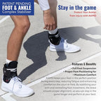 AAMO Sport Lace Up Ankle Brace for Women and Men, Ankle Support, Foot Brace, For Sprained or Injured Ankle and More, Ankle Brace for Sports, Size XL