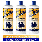 Mane 'n Tail Original Formula For Thicker Fuller Stronger Hair 16 oz (3 pack Shampoo)