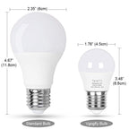 Vgogfly Refrigerator Light Bulb, A15, 40W Equivalent, 5W, 5000K, 120V