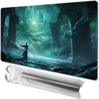 MTG Playmat Size 24x14in Free Storage Bags Non-Slip Backing, Ideal for Card Game Enthusiasts TCG Playmat (DBT3-The Final Spell-No with Zone)