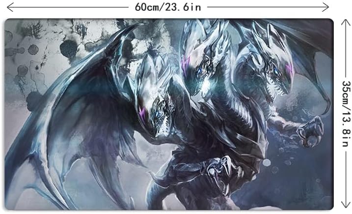 New Playmat Duel Monsters CCG TCG OCG Blue-Eyes Ultimate Dragon Card Game Mat No Zones + Free Bag (ZD014-107-K)