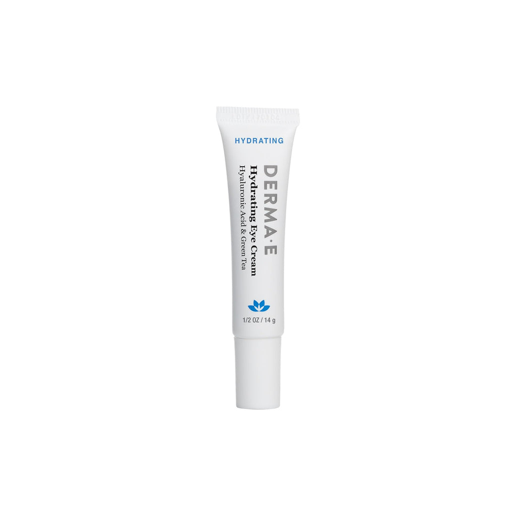 Derma E Hydrating Eye Cream – Firming and Lifting Hyaluronic Acid Treatment - Under Eye and Upper Eyelid Cream Reduces Puffiness and Appearance of Fine Lines, 0.5 oz